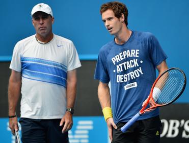 Master and pupil: Ivan Lendl and Andy Murray together